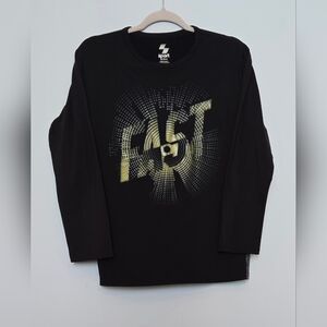 💥4 for $30💥 Children's Place Sport Black Long Sleeve Tee size XL (14)
